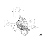 Tuleja łożyskowa niedzielona skrzyni biegów MINI R50 Cooper One 1,4i 1,6i - 23120530909