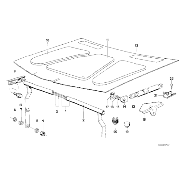 13720742126 Odbojnik gumowy BMW E12 E24 114 NK - 13720742126 - Części oryginalne BMW Łódź | Sklep internetowy BMW