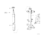 Amortyzator przód BMW E34 525 530 535 540 524 prod. po 07.90r. - 31321092284