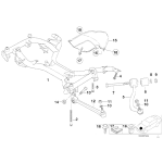 31121092610 Wahacz przedni prawy górny BMW E39 535i 540i M5 - 31121092610 - Części oryginalne BMW Łódź | Sklep internetowy BMW