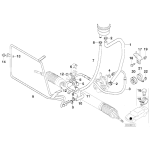 Przewód ssący ukł. wspomagania BMW E36 Z3 320i 323i 328i M52 - 32411093460