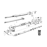 Tulejka wałka kolumny kierowniczej BMW E23 E24 E28 E3 E31 E32 E34 E36 E9 - 32311093594