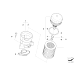 Pokrywa filtra oleju BMW E46 E60N E61N E81 E83 X3 E84 X1 E90 E91 E92 E93 316 318 320 116 118 120 520 - 11427508968