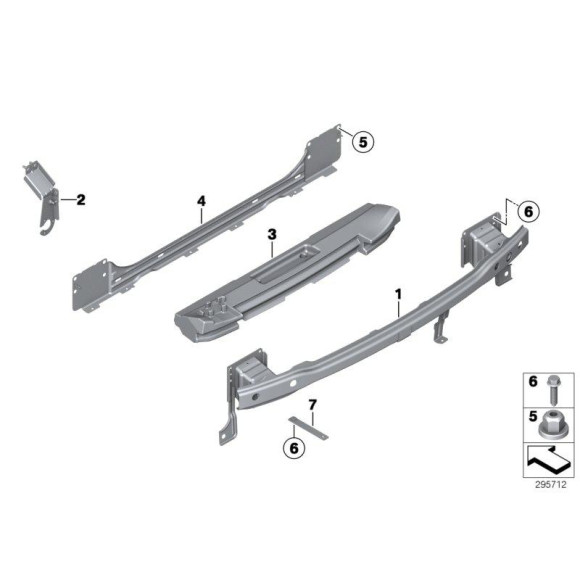 Śruba sześciokątna BMW E46 E83 X3 E85 E86 Z4 MINI R50 R52 R53 R55 R57 R58 R60 R61 - 32301094716
