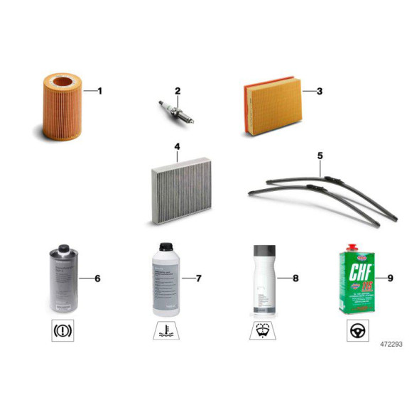 Filtr oleju BMW E60 E65 E63 E70 X5 540i 550i 650i 740i 750i 760i 4,8i - 11427542021