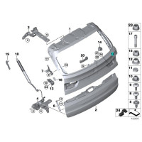 51247294470 Amortyzator siłownik klapy tył prawy BMW F15 F85 X5 - 51247294470 - Części oryginalne BMW Łódź | Sklep internetowy BMW