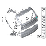 51247294470 Amortyzator siłownik klapy tył prawy BMW F15 F85 X5 - 51247294470 - Części oryginalne BMW Łódź | Sklep internetowy BMW