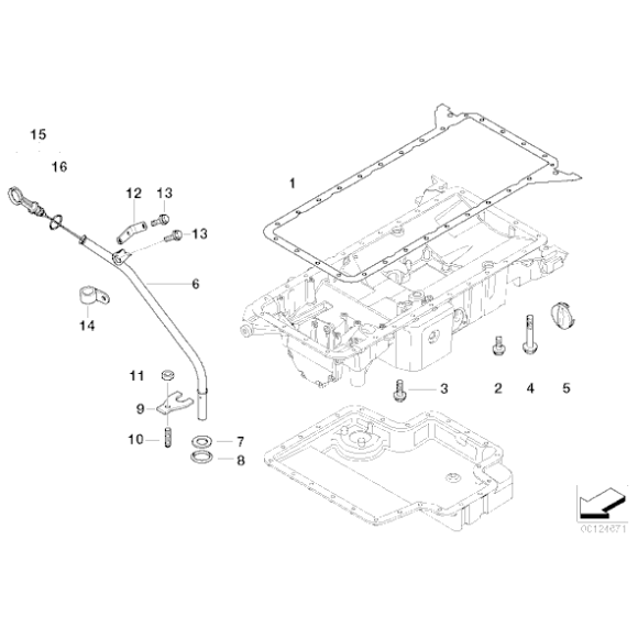 11431707164 O-Ring miarki poziomu oleju BMW E31 E32 E34 E38 E39 E46 E53 E85 Z3 - 11431707164 - Części oryginalne BMW Łódź | Sklep internetowy BMW