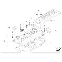 11120035738 Uszczelka pokrywy BMW E60N E81 E82 E84 X1 E90 E91 E92 320i 318i 118i 120i 520i - 11120035738 - Części oryginalne BMW Łódź | Sklep internetowy BMW