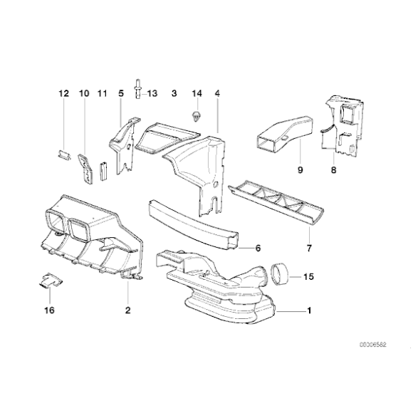 Klamra BMW E12 E24 E28 E31 E32 E34 E46 E63 E64  - 16111117201