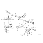 Drążek kierowniczy przód BMW E23 728 730 733 735 745 - 32211117212