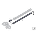 Przewód powrotny pompy wody BMW E53 E60 E63 E61 E64 E65 E70 F01 F02 760i 650i 645 735i 745i 750i 740i 540i 545i 550i - 115114399