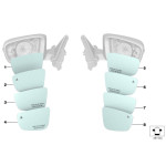 Szkło lusterka szerokokątne lewe BMW F90 F91 F92 G11 G12 G14 G15 G16 G30 G31 G32 - 51167407165