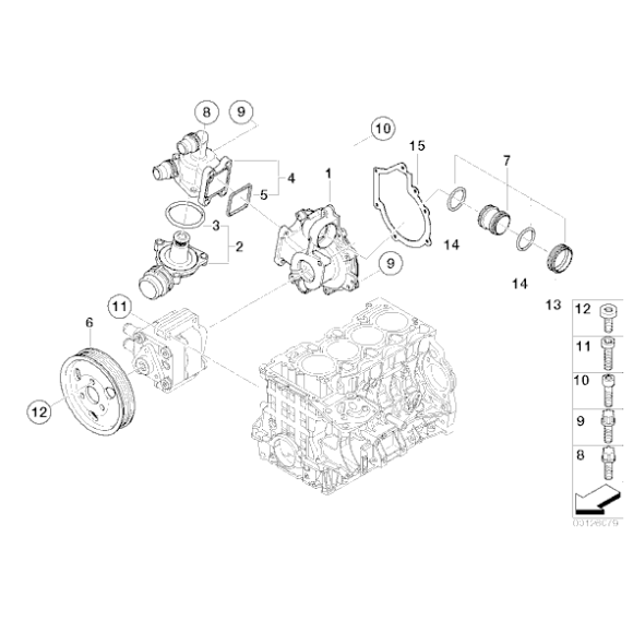 11517500597 Termostat E81 E87 E46 E90 - Oryginał BMW - 11517500597 - Części oryginalne BMW Łódź | Sklep internetowy BMW