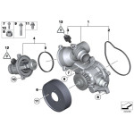 11517508535 Uszczelka pompy wody BMW E53 E60 E63N E65 E70 F01 760i 735i 740i 745i 750i 760i 650i 645i 540i 545i 550 X5 - 11517508535 - Części oryginalne BMW Łódź | Sklep internetowy BMW