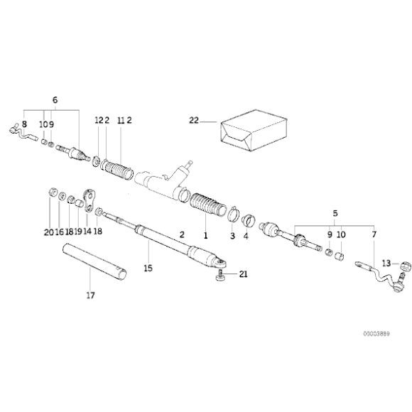 Podkładka zabezpieczająca BMW E30 E36 316 318 320 323 325 - 32111126414