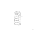 31331127282 Sprężyna zawieszenia przód BMW 316i 318i 320i 323i 325e  - 31331127282 - Części oryginalne BMW Łódź | Sklep internetowy BMW