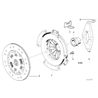 AT-Komplet sprzęgła BMW E36 M3 S50 - 21212227536