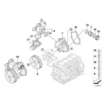 Obudowa termostatu BMW E46 E87 E81 E92 E93 E90 X3 E83 E84 X1 2,0i 316 318 320 116 118 120 N40 N42 N45 N46 - 11517572859