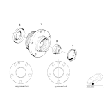 31211129386 Piasta koła asymetryczna BMW E34 E32 E31 - 31211129386 - Części oryginalne BMW Łódź | Sklep internetowy BMW
