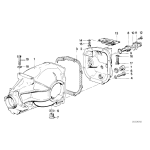 Poduszka mostu tył BMW E24 E28 628 633 635 518 520 524 525 525 528 535 - 33171129786