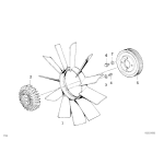 Wiatrak wentylatora BMW E46 E39 E38 E32 E34 2,0 2,3 2,5 2,8 3,0 3,5 - 11521712058