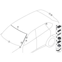 Zaczep BMW F15 F16 F85 F86 X5 X6 25d 28i 30d 35d 35i 40d 40e 50i M50dX - 51137361268