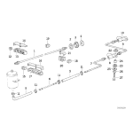 Uchwyt przewodu BMW E30 E31 E34 E38 320 325 840 850 525 725 728 730 740 750 - 37131133420