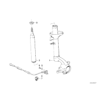 Amortyzator przód BMW E30 325ix - 31321133563