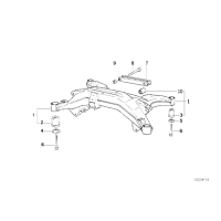 Tuleje belki tył przednie BMW E31 840i 840Ci 850Ci - 33311133938
