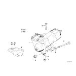 Osłona termiczna BMW E31 E32 850Ci 850CSi 750i 750iL M70 - 32411134590