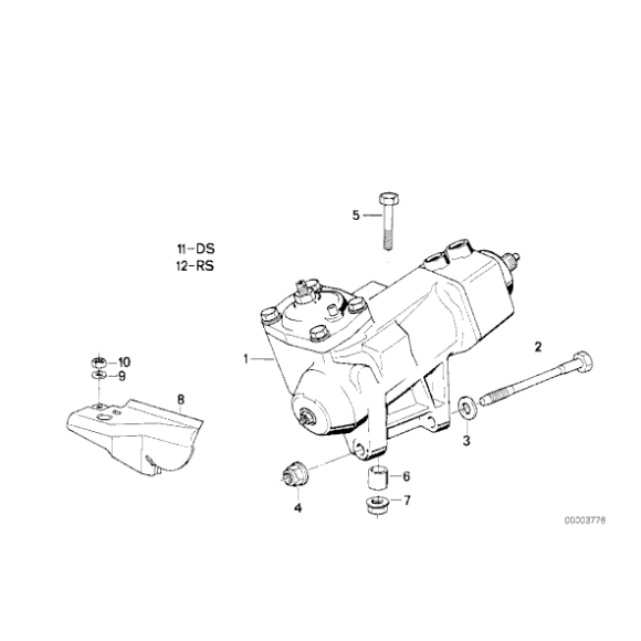 Osłona termiczna BMW E31 E32 850Ci 850CSi 750i 750iL M70 - 32411134590