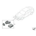 Komplet mocowań czujn. PDC / PMA przedn. BMW F30  F31 F35 316 318 320 328 330 335 340 Hybrid - 51118067950