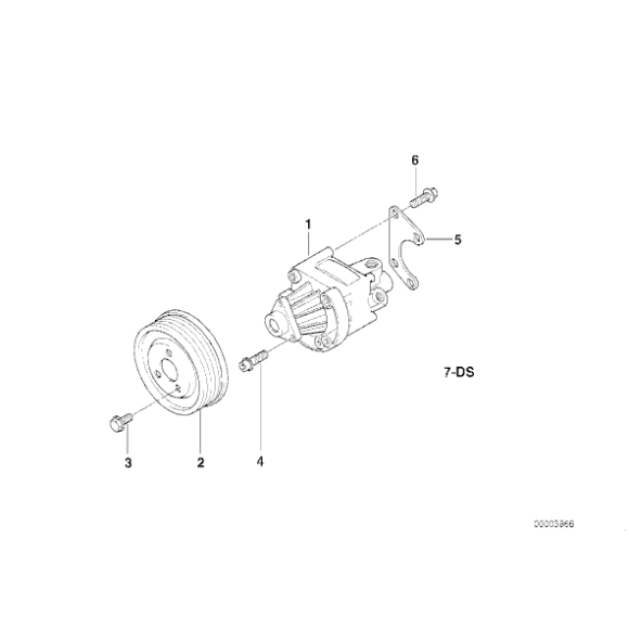 32411135880 Komplet uszczelek pompy wspomagania BMW E24 E28 E30 E31 E32 E34 E36 - 32411135880 - Części oryginalne BMW Łódź | Sklep internetowy BMW