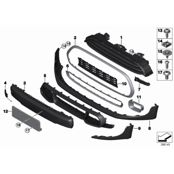 51117379434 Oryginał BMW - 51117379434 - Części oryginalne BMW Łódź | Sklep internetowy BMW