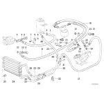 Końcówka gumowa BMW E31 840Ci 840i 850SCi 850Ci - 32411137624