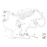 Przewód elastyczny układu chłodzenia - 11531436407