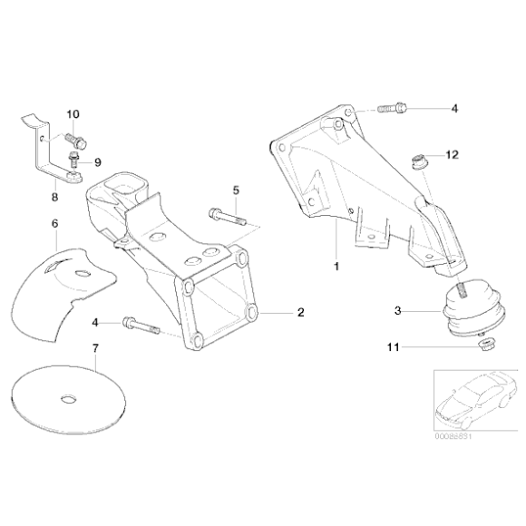 Osłona termiczna prawa BMW E36 Z3 316 318 320 323 325 328 M3 - 11811138228