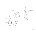 11811138879 Poduszka silnika BMW E34 520i 525i M50 z automatyczną skrzynią - 11811138879 - Części oryginalne BMW Łódź | Sklep internetowy BMW