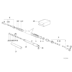 Końcówka drążka kierowniczego prawa BMW E36 316i 318i 318is 318tds 320i 323i 325i 325tds 328i M3 - 32111139314