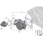 Pierścień uszczelniający BMW E53 E60 E61 E63 E70 F01 F07 F10 F15 F80 F83 F85 F90 F97 F98 G12 - 11531440192