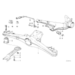 Uchwyt przewodu ABS BMW E23 E24 E28 728 732 733 735 628 635 518 520 524 528 535 M5 - 34521154059
