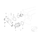 11531740437 Uszczelka termostatu BMW E34 E36 E38 E39 Z3 320 325 323 328 M3 728 520 523 528 525 - 11531740437 - Części oryginalne BMW Łódź | Sklep internetowy BMW