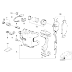 Czujnik klocków hamulcowych przód BMW E34 E31 M5 850Ci - 34351180432