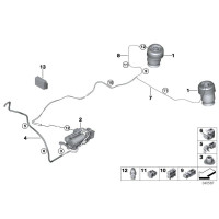 Poduszka pneumatyczna nivo tył BMW F15 F16 E70 E71 25d 28iX 30dX 35iX 35dX 40dX 40eX 50iX M50dX - 37126795013