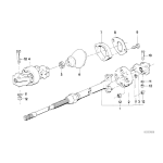 32311155522 Tarcza przegubowa wału kolumny kierowniczej BMW E28 E30 524 528 316 318 320 323 325 M3 - 32311155522 - Części oryginalne BMW Łódź | Sklep internetowy BMW