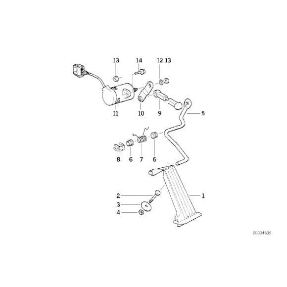 35411155837 Sprężyna zaciskowa BMW E31 E32 E34 E36 Z1 Z3 840 850 730 735 740 750 518 520 - 35411155837 - Części oryginalne BMW Łódź | Sklep internetowy BMW