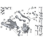 Czujnik ABS  DSC tył BMW F01 F02 730 740 750 760 - 34526775864
