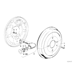 Bęben hamulcowy - Oryginał BMW - 34211158556