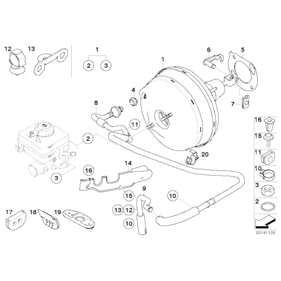 Pierścień uszczelniający BMW E30 E32 E34 E36 E38 E39 E46 E60 E70 E83 F01 F07 F10 - 34331158929